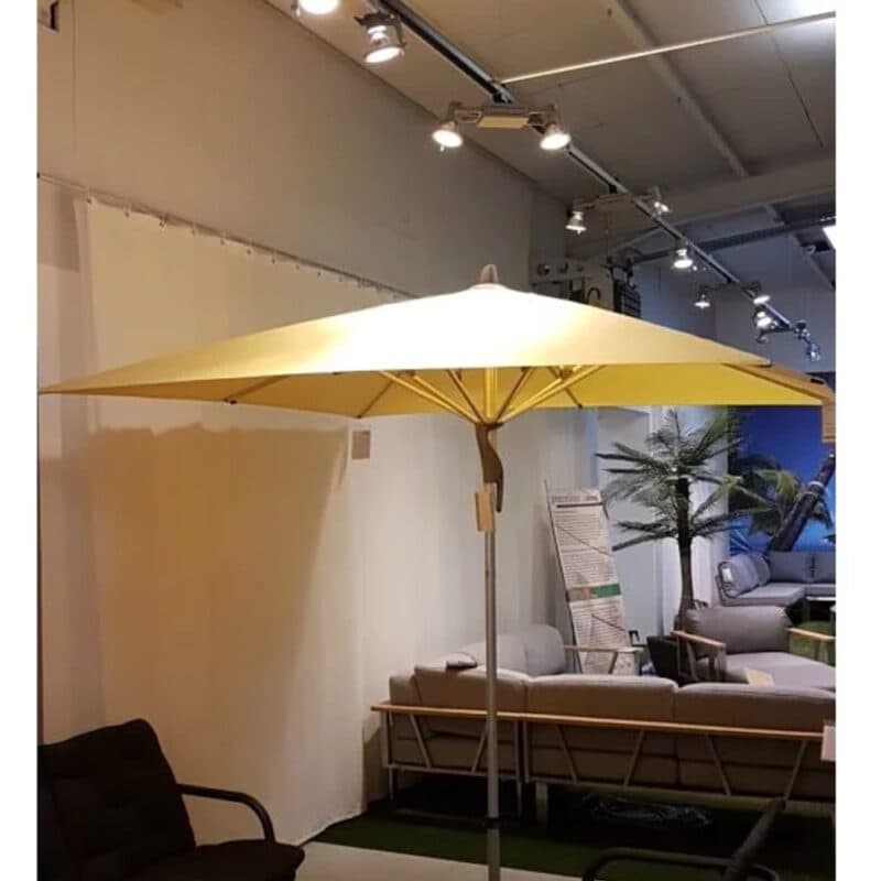 Glatz "Fortino", Sonnenschirm, quadratisch, Dessin 438 - Straw - Ausstellung Lauchringen