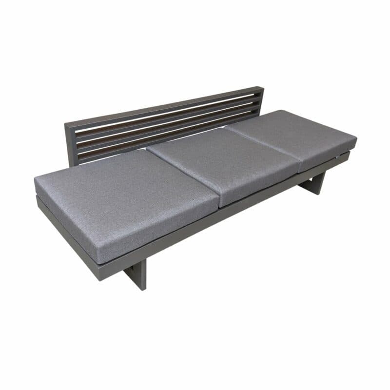 Stern "Holly/New Holly" Lounge, Aluminium anthrazit, Bezug Outdoorstoff schiefergrau