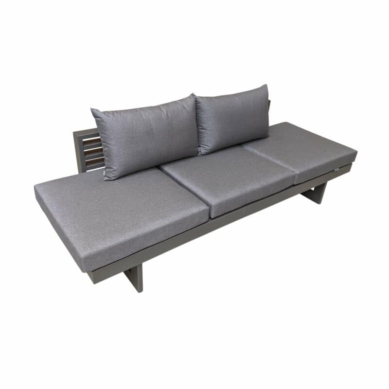 Stern "Holly/New Holly" Lounge, Aluminium anthrazit, Bezug Outdoorstoff schiefergrau