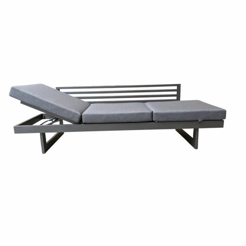 Stern "Holly/New Holly" Lounge, Aluminium anthrazit, Bezug Outdoorstoff schiefergrau, Verstellfunktion