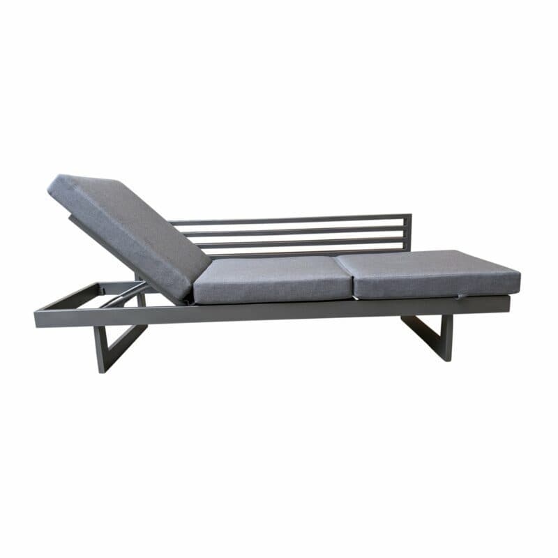 Stern "Holly/New Holly" Lounge, Aluminium anthrazit, Bezug Outdoorstoff schiefergrau, Verstellfunktion