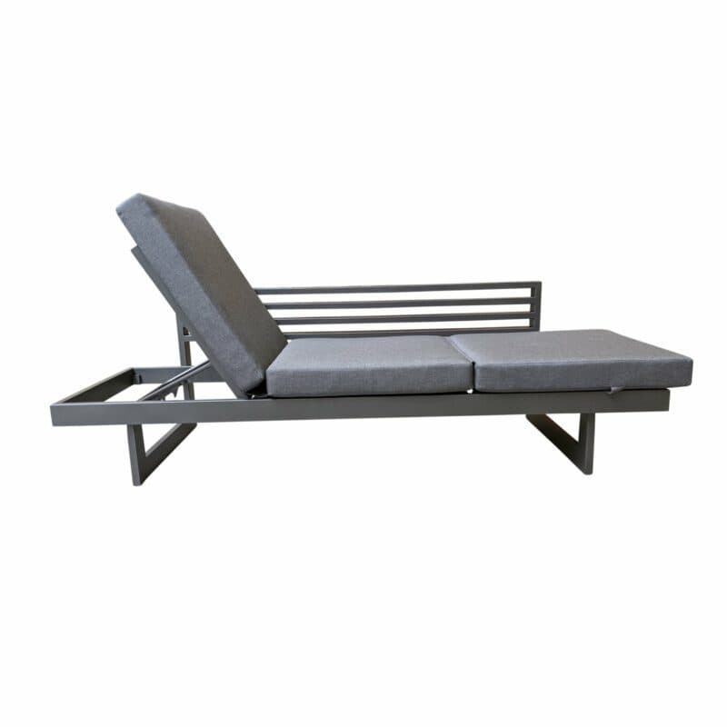 Stern "Holly/New Holly" Lounge, Aluminium anthrazit, Bezug Outdoorstoff schiefergrau, Verstellfunktion