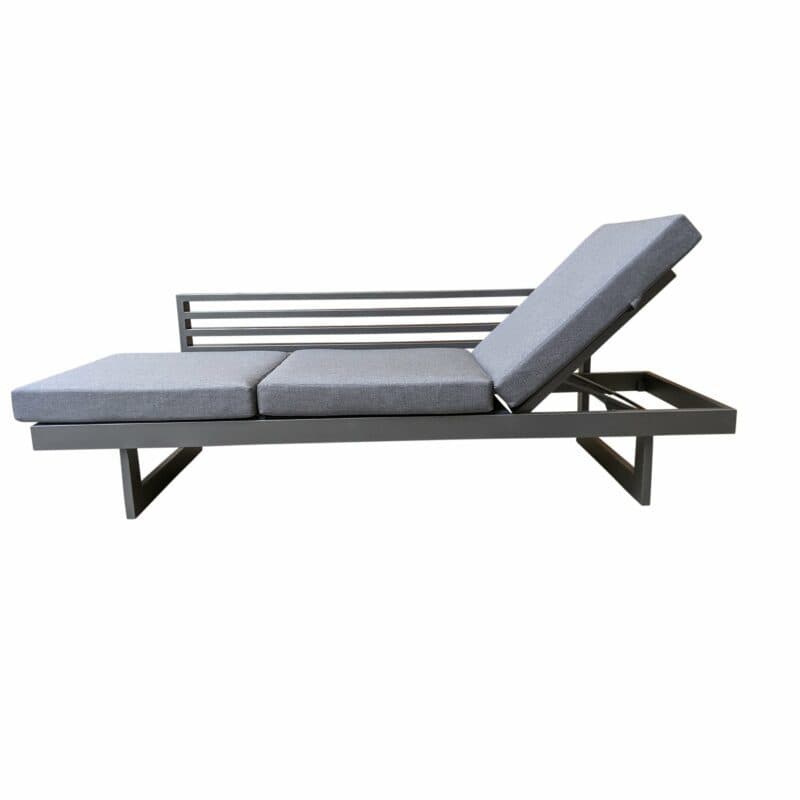 Stern "Holly/New Holly" Lounge, Aluminium anthrazit, Bezug Outdoorstoff schiefergrau, Verstellfunktion