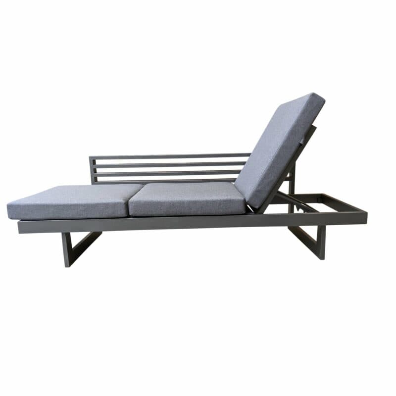 Stern "Holly/New Holly" Lounge, Aluminium anthrazit, Bezug Outdoorstoff schiefergrau, Verstellfunktion