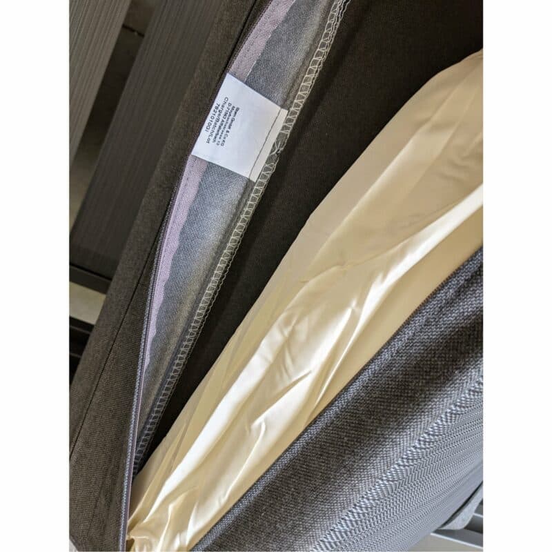 Stern "New Holly" Lounge im Best-of Set, Aluminium anthrazit, Textilen karbon, Bezug Outdoorstoff schiefergrau, Innenseite Kissen