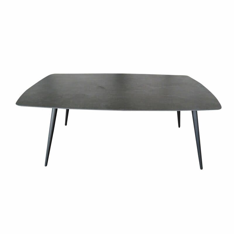 Jati&Kebon "Amazone" Gartentisch, Gestell Aluminium eisengrau, Tischplatte Dekton Laos