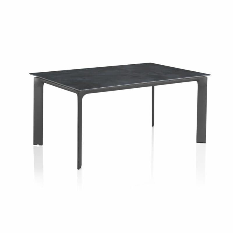 Kettler "Diamond" Gartentisch, Gestell Aluminium anthrazit, Tischplatte nur beispielhaft