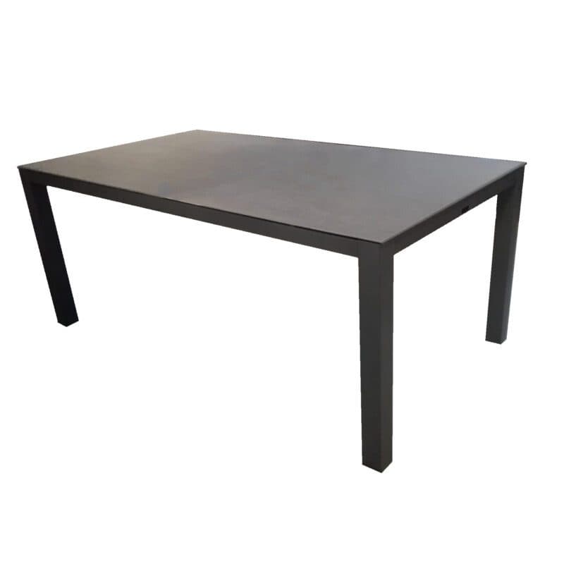 Home Islands Miharu Gartentisch, Gestell Edelstahl anthrazit, Tischplatte Keramik Aspen Grey
