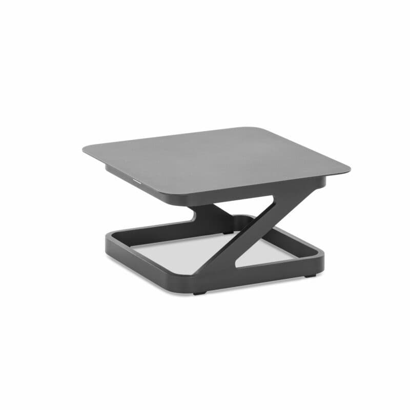 Niehoff "Quattro" Beistelltisch, Aluminium anthrazit, 60x60 cm