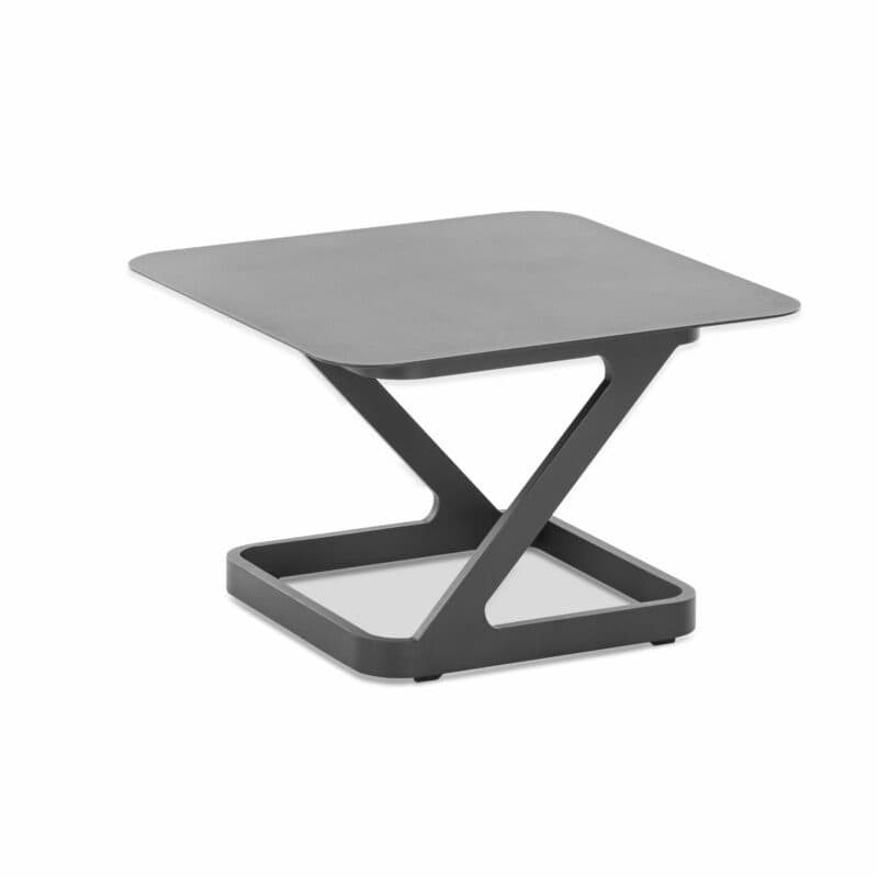Niehoff "Quattro" Beistelltisch, Aluminium anthrazit, 70x70 cm