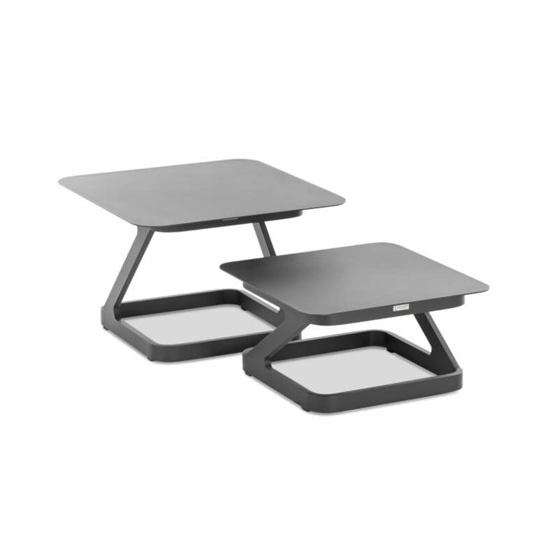 Niehoff "Quattro" Beistelltische, Aluminium anthrazit