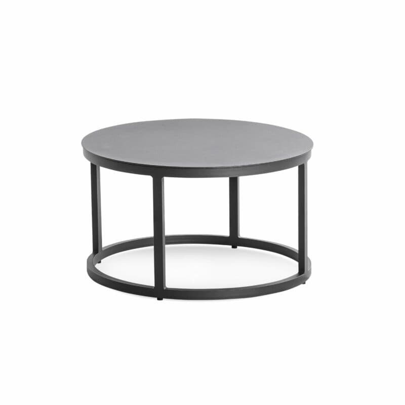 Niehoff "Serra" Loungetisch, Aluminium anthrazit, Ø 60 cm