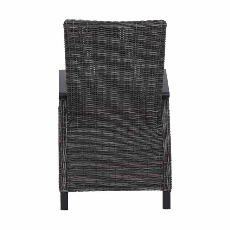 Siena Garden “Corido“ Diningsessel, Gestell Aluminium anthrazit matt, Geflecht charcoal grey