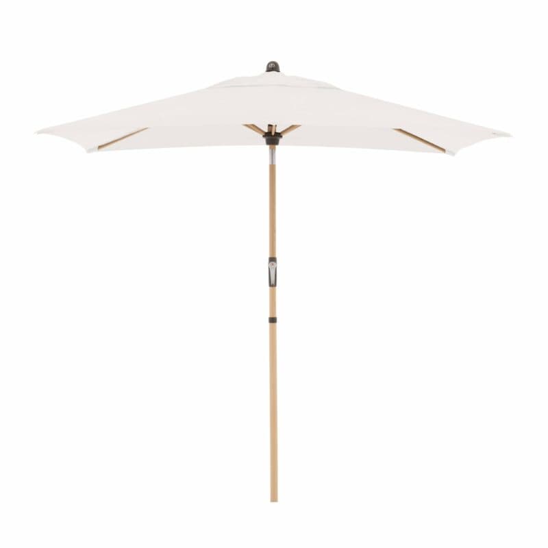 Doppler "Alu Wood Auto Tilt Ultra" Kurbelschirm 210x140 cm, Bezug Farbe Natur 820