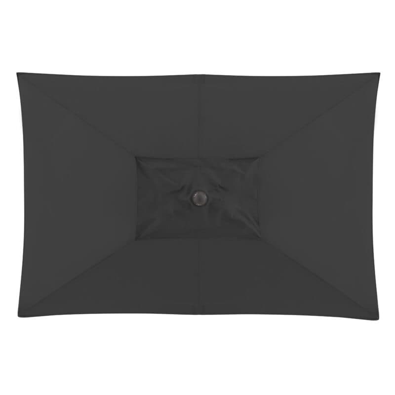 Doppler "Alu Wood Auto Tilt Ultra" Kurbelschirm 210x140 cm, Bezug Farbe Anthrazit 840