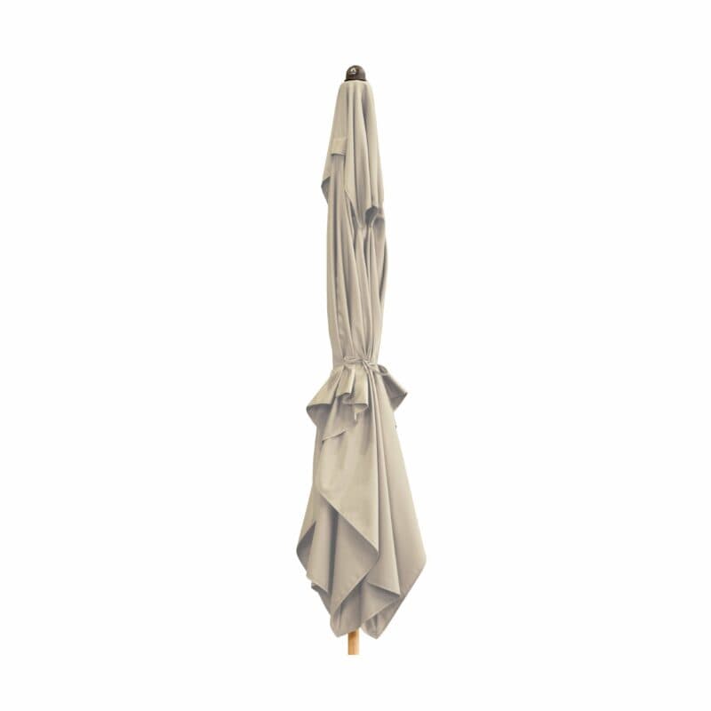Doppler "Alu Wood Auto Tilt Ultra" Kurbelschirm eckig, 300x200 cm, Bezug Farbe Natur 820