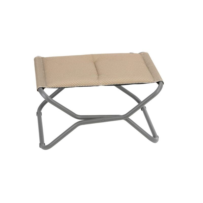 Lafuma "Next BeComfort®" Hocker, Stahl titane, Textilene moka