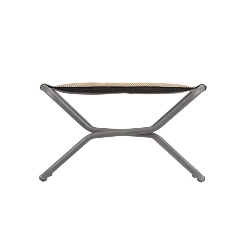 Lafuma "Next BeComfort®" Hocker, Stahl titane, Textilene moka
