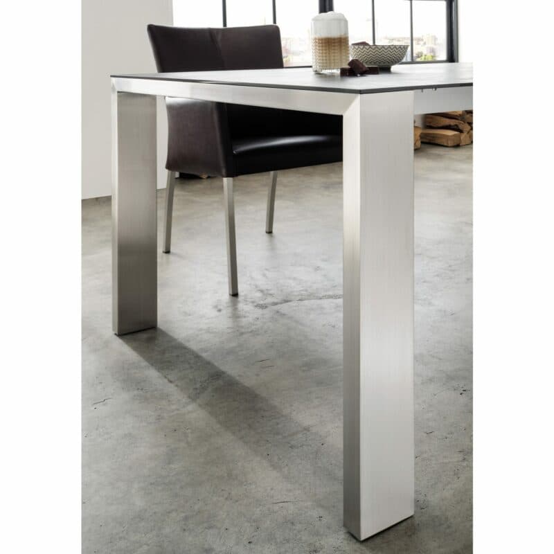 SIT Mobilia "Olympia Oslo" Gartentisch, Gestell Edelstahl gebürstet