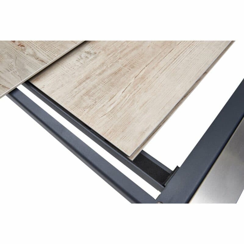 Zumsteg "Basso" Ausziehtisch, Tischbeine Edelstahl, Untergestell Stahl anthrazit