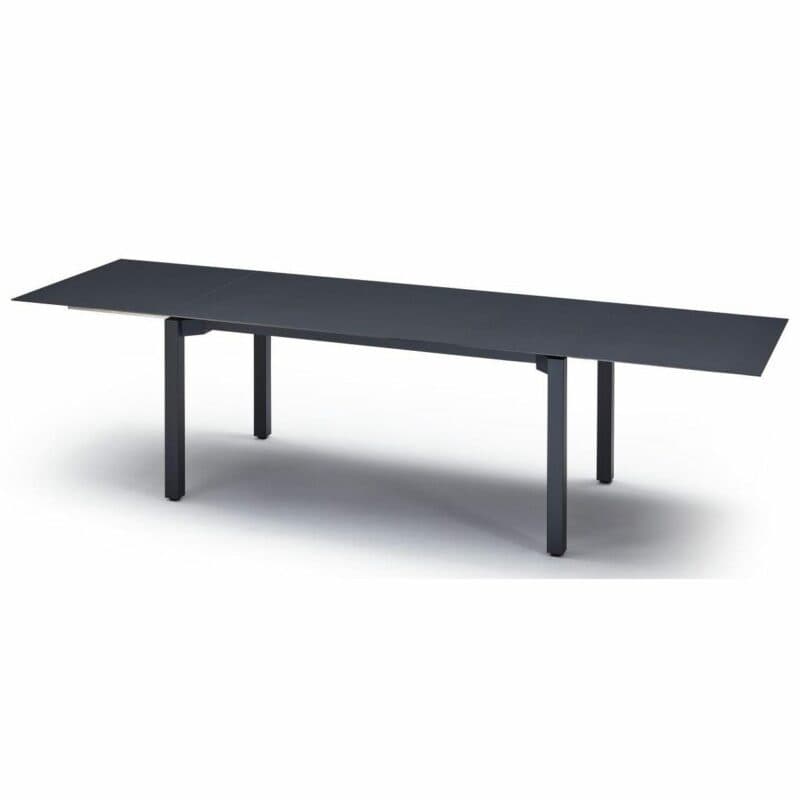 Zumsteg "Spezia" Ausziehtisch, Gestell Edelstahl anthrazit, Tischplatte Keramik