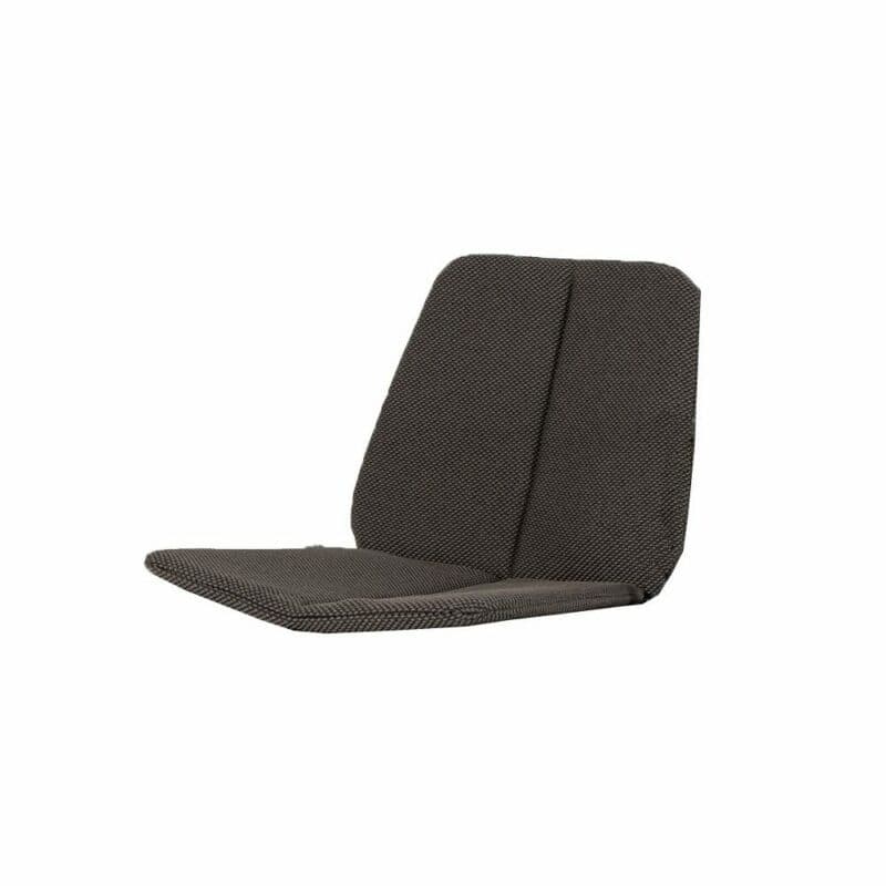 Cane-line Sitz- und Rückenkissen, Focus dunkelgrau, für Stapelsessel "Vision"