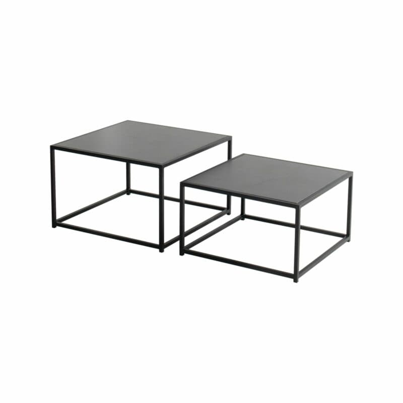 Hartman "Marie" Kaffeetisch-Set, Gestell Aluminium schwarz