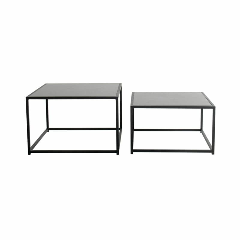 Hartman "Marie" Kaffeetisch-Set, Gestell Aluminium schwarz