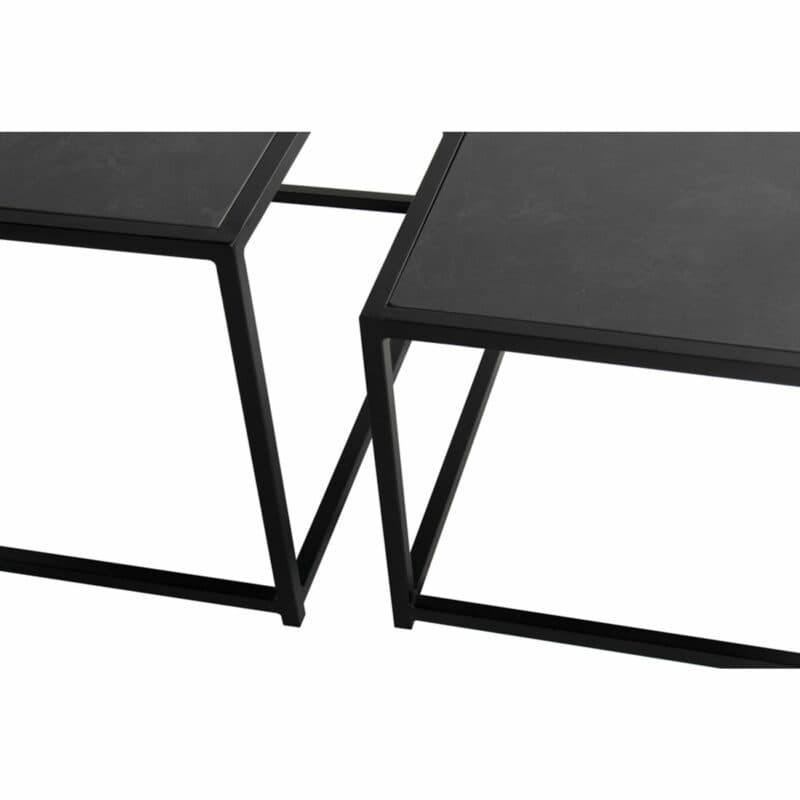 Hartman "Marie" Kaffeetisch-Set, Gestell Aluminium schwarz
