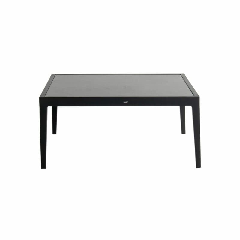 Hartman "Sven" Kaffeetisch 86x86 cm, Alu schwarz