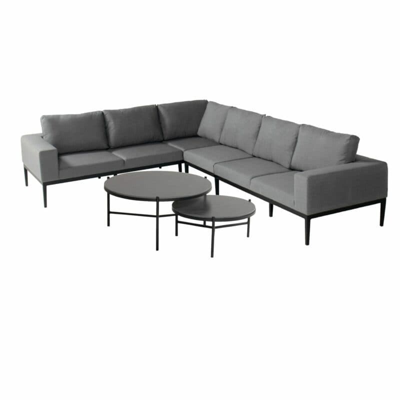 Hartman Ecklounge links "Sven" mit Kaffeetischen "Carson"