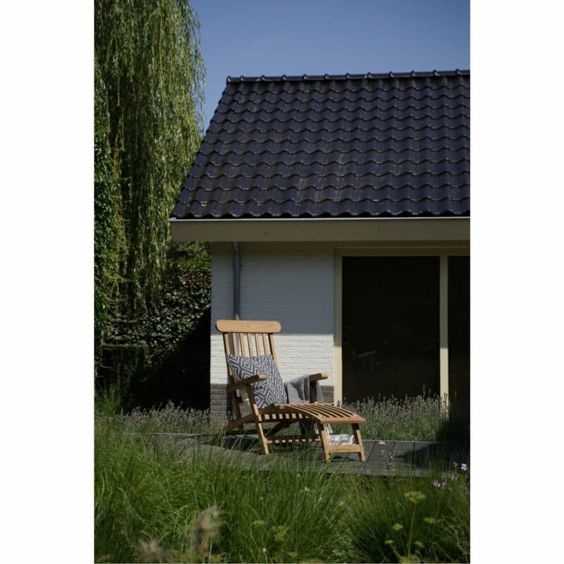 Lesli Living "Surabaya" Deckchair, Gestell Teakholz