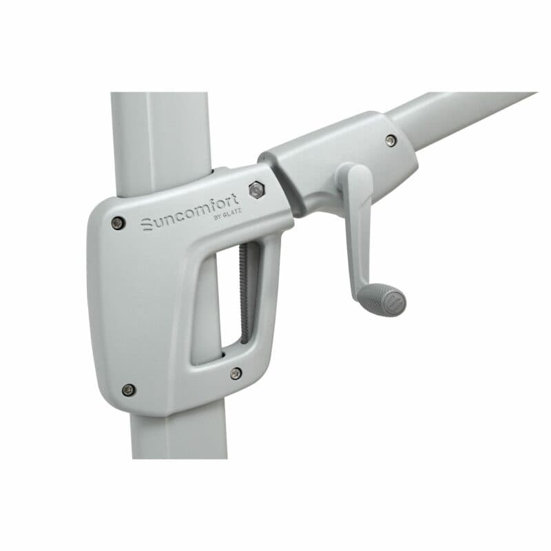 SUNCOMFORT® by GLATZ, Sonnenschirm "Sunflex", Gestellfarbe Texture silver, 300 x 300 cm