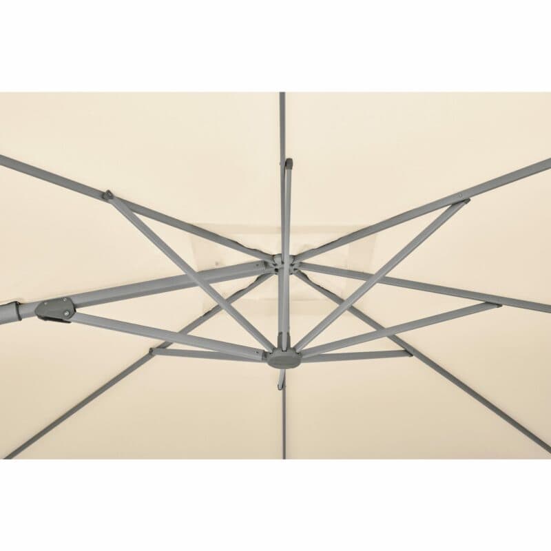 SUNCOMFORT® by GLATZ, Sonnenschirm "Varioflex", Gestellfarbe Texture silver