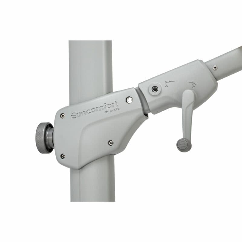 SUNCOMFORT® by GLATZ, Sonnenschirm "Varioflex", Gestellfarbe Texture silver