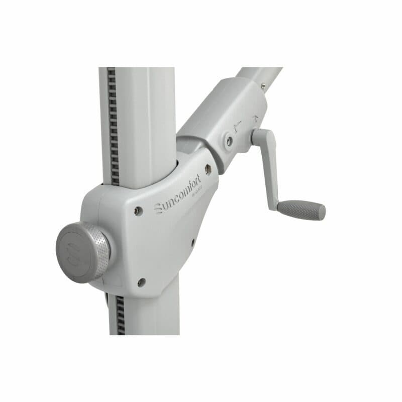 SUNCOMFORT® by GLATZ, Sonnenschirm "Varioflex", Gestellfarbe Texture silver