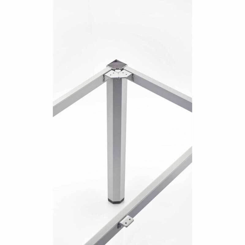 Kettler "Cubic" Tischgestell, Aluminium silber
