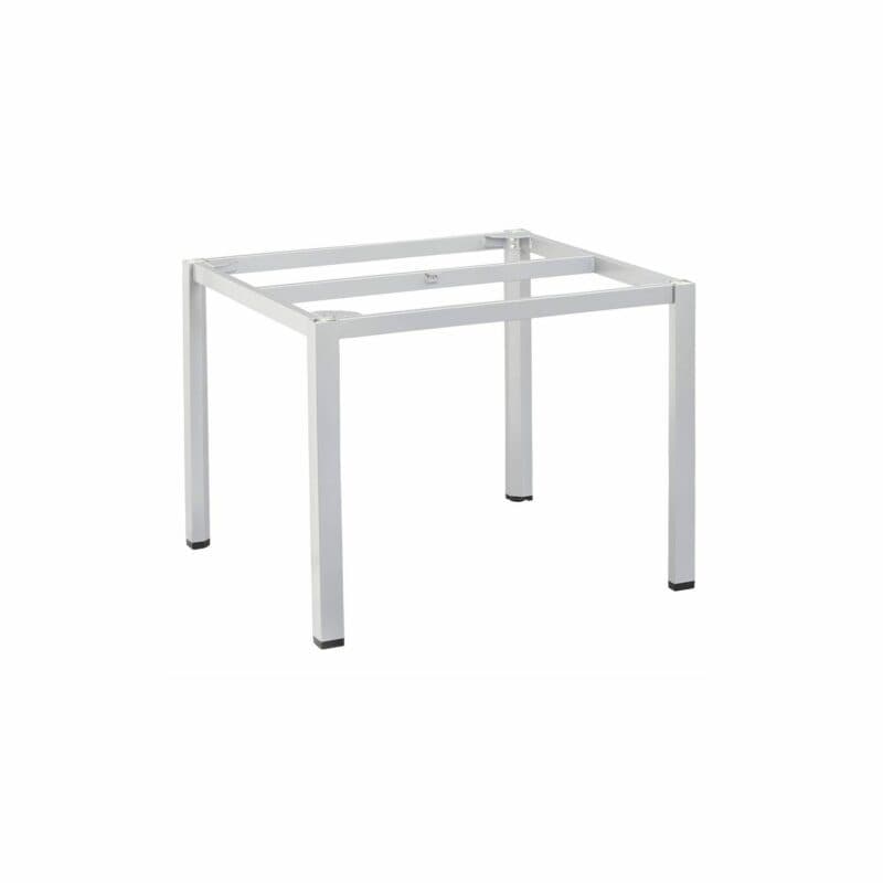 Kettler "Cubic" Tischgestell 95x95 cm, Aluminium silber