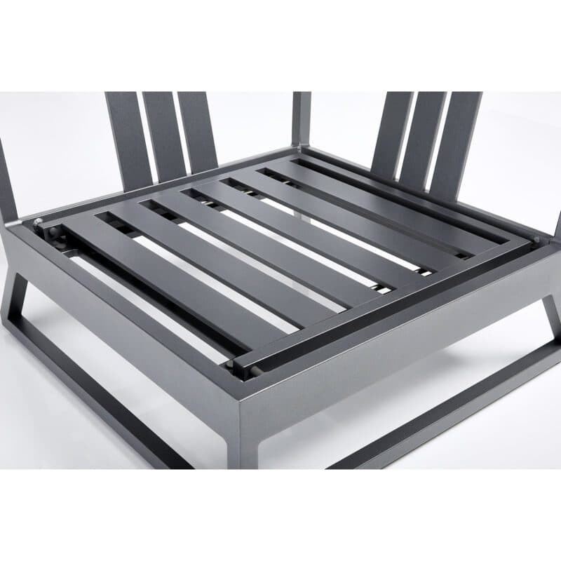 Kettler "Ocean Skid Platform" Loungeeckteil, Alu anthrazit matt, Bezug Agora® brisa