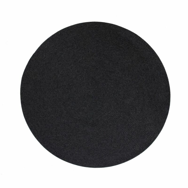 Cane-line "Circle" Outdoor-Teppich Ø 140 cm, Soft Rope dunkelgrau