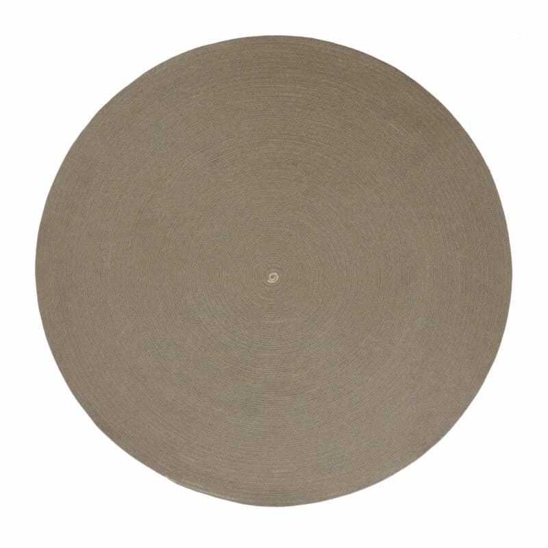 Cane-line "Circle" Outdoor-Teppich Ø 140 cm, Soft Rope taupe