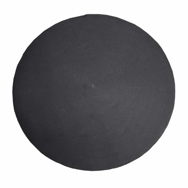 Cane-line "Circle" Outdoor-Teppich Ø 200 cm, Soft Rope dunkelgrau