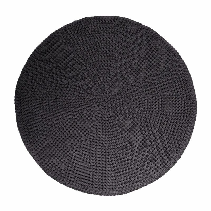 Cane-line "Discover" Outdoor-Teppich Ø 200 cm, Polypropylen dunkelgrau