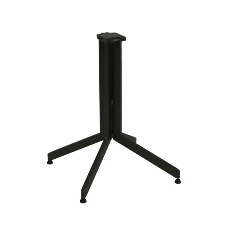 Stern Tischgestell für Bistrotisch, Aluminium schwarz matt
