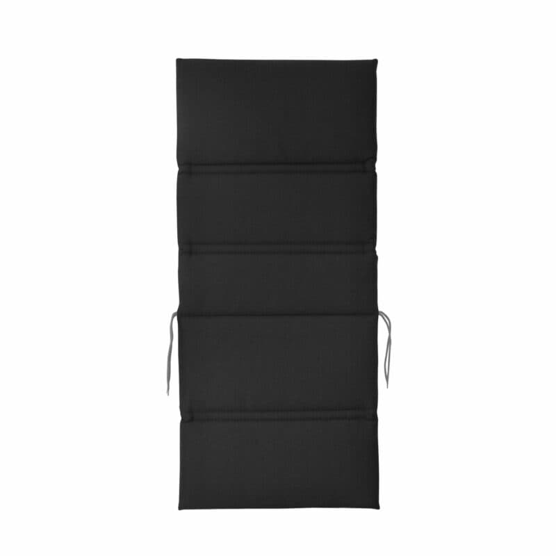 KETTtex Auflage für Gartenstuhl/Stapelstuhl mit etwas höherer Rückenlehne, 110x48 cm, graphit