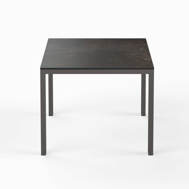 SIT Mobilia "Olympia Oslo Preto" Gartentisch 160x95 cm, Gestell Edelstahl schwarz verchromt, Tischplatte Dekton Kelya