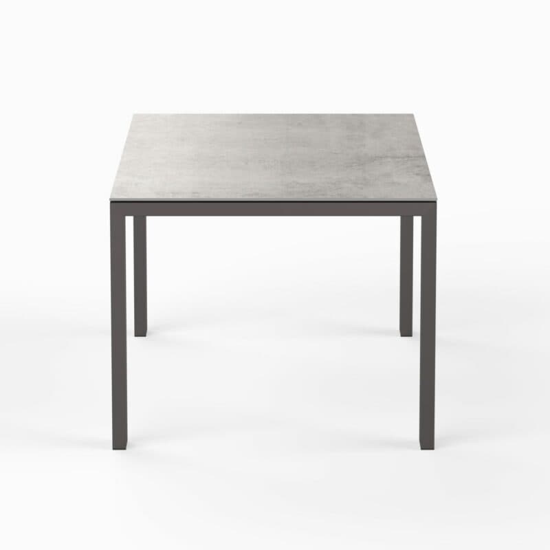 SIT Mobilia "Olympia Oslo Preto" Gartentisch 160x95 cm, Gestell Edelstahl schwarz verchromt, Tischplatte Dekton Kreta