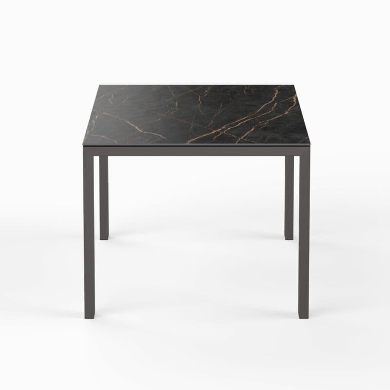 SIT Mobilia "Olympia Oslo Preto" Gartentisch 160x95 cm, Gestell Edelstahl schwarz verchromt, Tischplatte Dekton Laurent