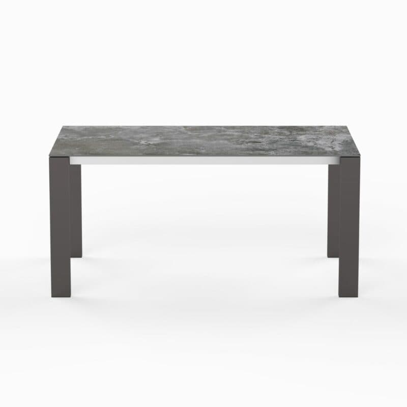 SIT Mobilia "Olympia Oslo Preto" Gartentisch 160x95 cm, Gestell Edelstahl schwarz verchromt, Tischplatte Dekton Orix