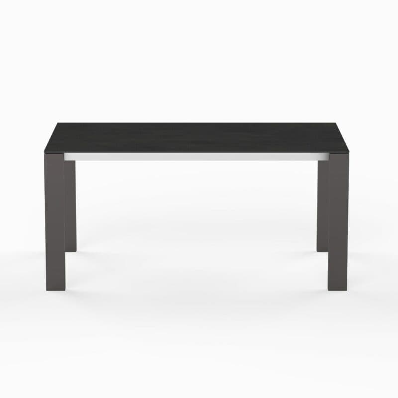 SIT Mobilia "Olympia Oslo Preto" Gartentisch 160x95 cm, Gestell Edelstahl schwarz verchromt, Tischplatte Dekton Sirius